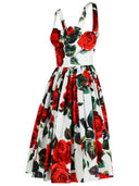 Dolce & Gabbana Red Cotton Dress