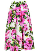 Dolce＆Gabbana'Peony'粉红色棉裙