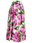 Dolce＆Gabbana'Peony'粉红色棉裙