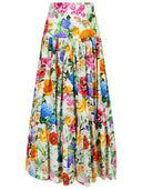 Gonna in cotone multicolore Dolce & Gabbana