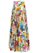 Gonna in cotone multicolore Dolce & Gabbana