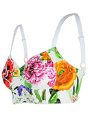 Dolce & Gabbana White Cotton Blend Top