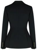 Dolce & Gabbana Black Virgin Wool Blazer
