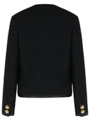 Dolce & Gabbana Black Wool Blend Jacket