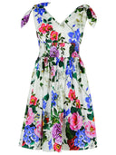 Dolce & Gabbana Robe en coton multicolore