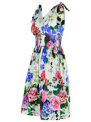 Dolce & Gabbana Robe en coton multicolore