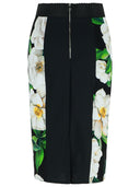 Dolce＆Gabbana'Gardenia'黑色聚酯混合裙