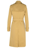 Burberry Long Beige Cotton 'Chelsea' Trench Coat