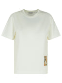 Maglietta in cotone bianco Burberry