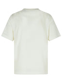 Maglietta in cotone bianco Burberry