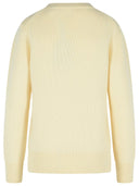 Maglione di miscela di lana crema burberry