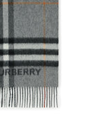 Burberry 'Mu Giant' Grey Cashmere Scarf