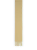 Burberry 'Solid Label' Beige Cashmere Scarf