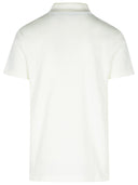 Burberry White Cotton Polo Shirt