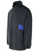 Burberry schwarzes Polyamid Regenmantel