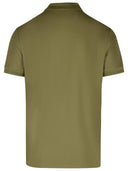 Burberry 'Eddie' Green Cotton Polo Shirt