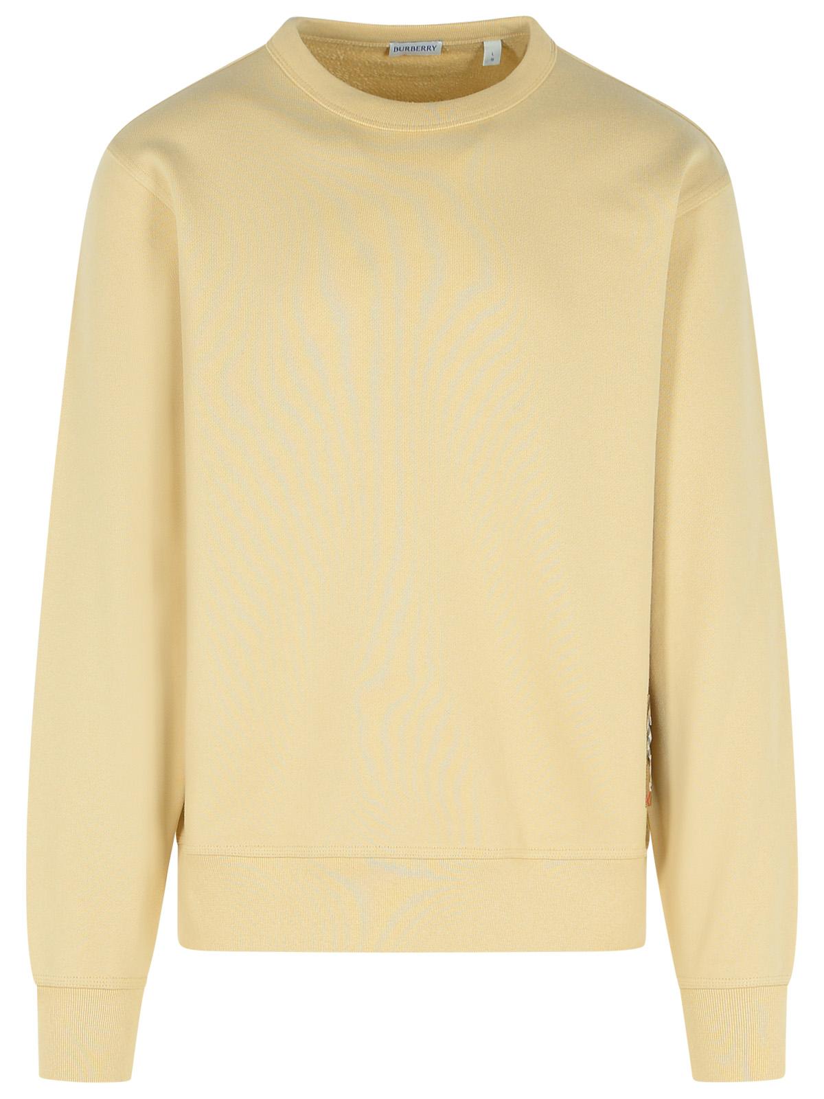 Burberry Cream Cotton Sweatshirt