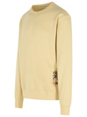 Burberry Cream Cotton Sweatshirt