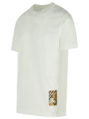 Maglietta in cotone bianco Burberry