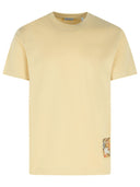 Burberry Cream Cotton T Shirt