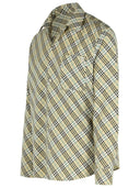 Burberry „Check” kremowa bawełniana koszula