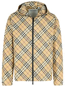 Burberry 'Check' Ivory Nylon Jacket