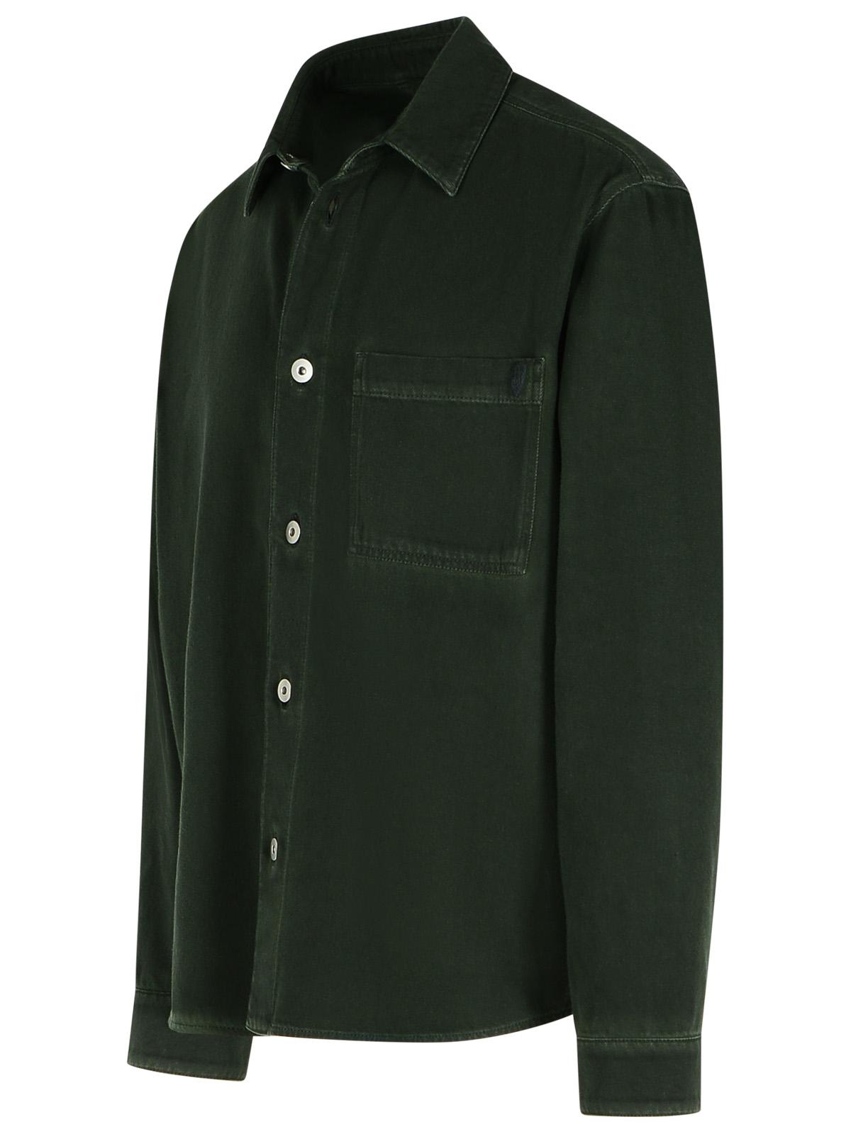 Burberry Green Cotton Shirt