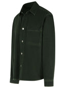 Camisa de algodón verde de Burberry