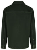 Camisa de algodón verde de Burberry