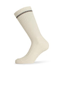 Calze a miscela di cotone bianco carriolo