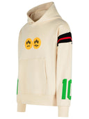 Barrow 'Coach' Elfenbein Baumwoll -Sweatshirt