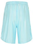 Barrow Light Blue Polyester Bermuda Shorts