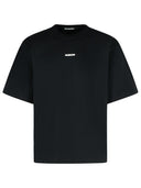 Barrow Black Cotton T Shirt