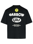 Barrow Black Cotton T Shirt