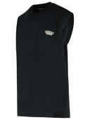 Schubkarrow Black Cotton Tank Top