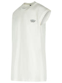 Maglietta in cotone bianco carriola