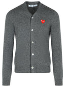 Comme des Garçons spelen grijs wol vest