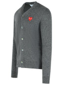 Comme des Garçons spelen grijs wol vest