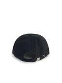 Ganni Black Cotton Cap