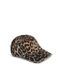 Ganni Brown Cotton Cap