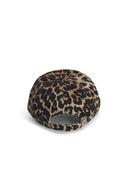 Ganni Brown Cotton Cap
