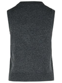 Ganni Grey Wool Blend Vest