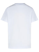 Ganni 'Kittens' White Cotton T Shirt