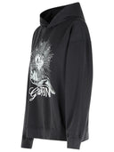 Ganni Black Cotton Sweatshirt