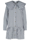 Ganni Black Cotton Dress