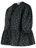Ganni Black Cotton Blouse