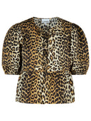 Ganni Brown Cotton Busa