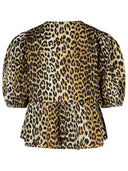 Ganni Brown Cotton Busa