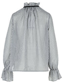 Chemise en polyester noir ganni
