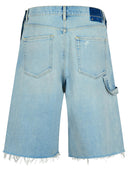Golden Goose Blue Denim Bermuda Shorts